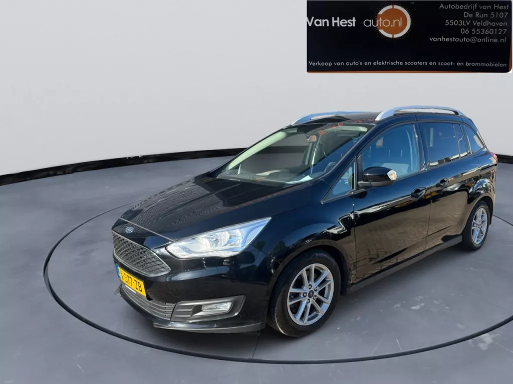 Ford Grand C-Max 1.0 Titanium | 6 PERS. | NWE MOTOR MET DISTR.SET. / 6 maanden ga